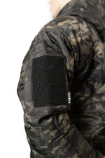 Quilted Poly Filled Hoodie Jacket - AKA Woobie - Multicam Black