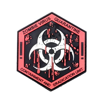 PVC Morale Patch - Zombie Virus Team - Glow in the Dark!